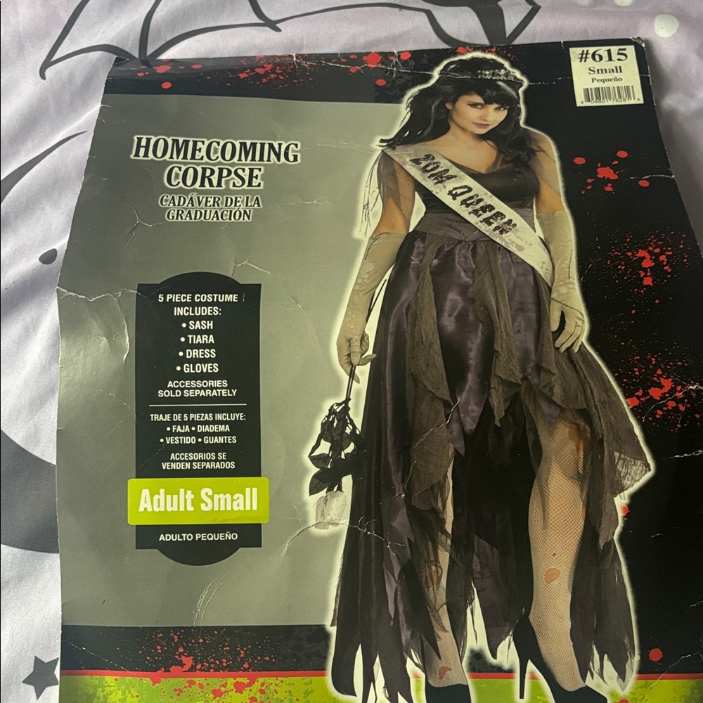 Elegant Black and Gray Evening Dress Halloween costume